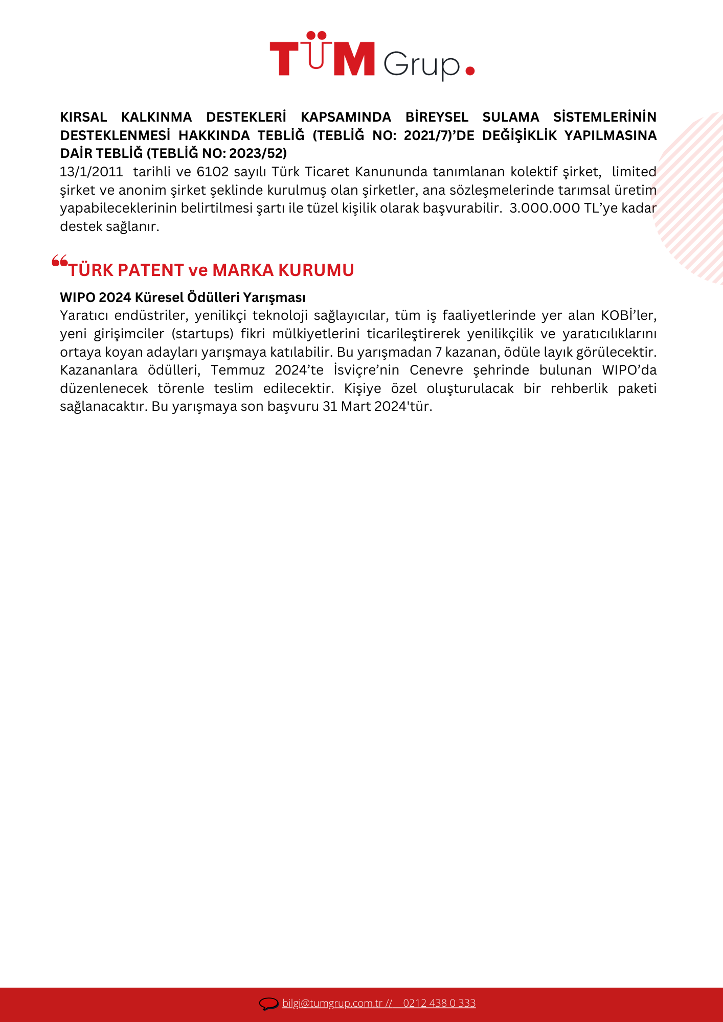 2024 Ocak Bülteni / 10. Sayı