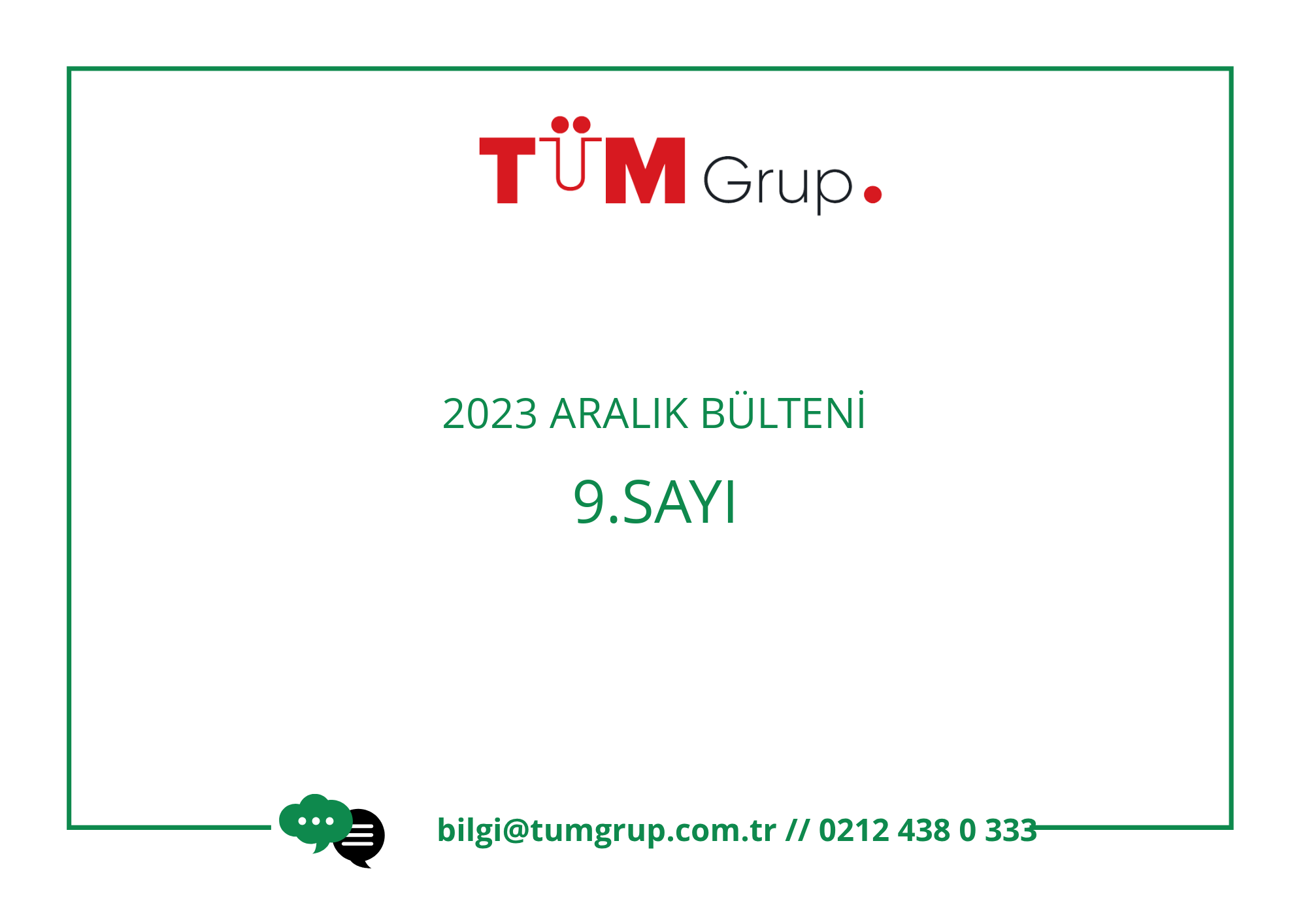 2023 Aralık Bülteni / 9. Sayı